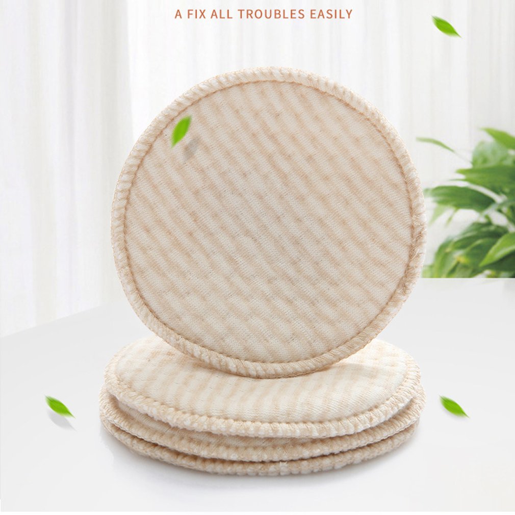 4 pçs não-tecido algodão coleção enfermagem almofadas de mama amamentação absorvente capa ficar seco almofada de pano