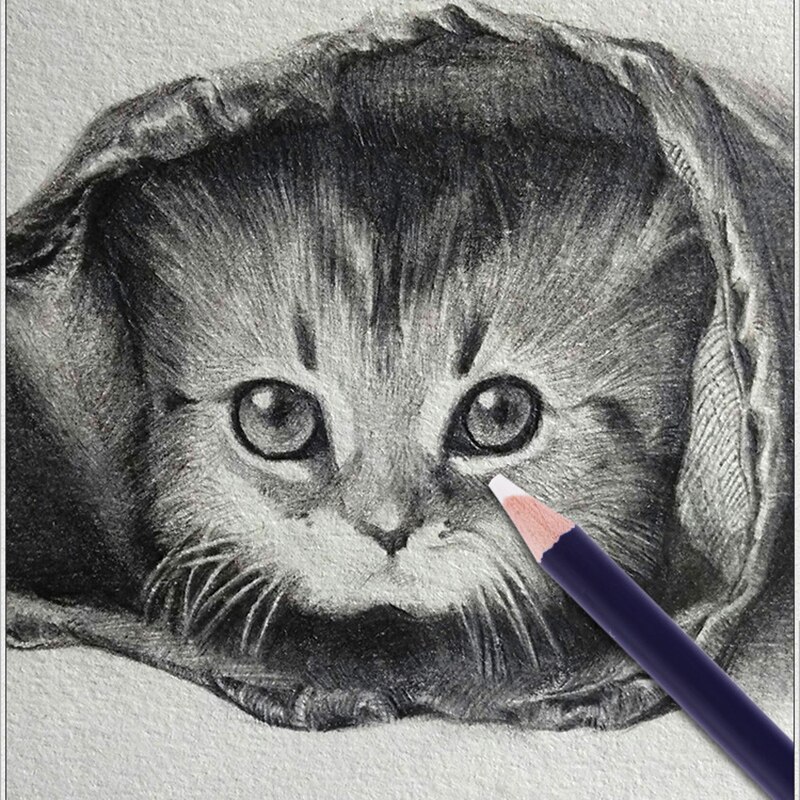 Rubber PenPencil Eraser for Painting Drawing Manga High Precision Pen Shape Erasers School Art Stationery Supply
