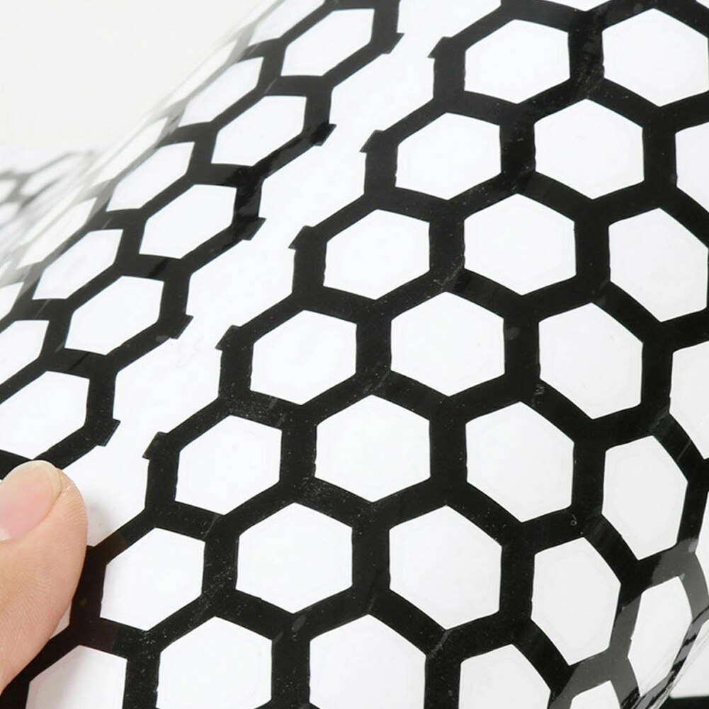 Universele Auto Achter Achterlicht Stickers Honingraat Sticker Waarschuwing Tape Vinyl Film Reflecterende Verlichting Decal Exterieur Accessoires