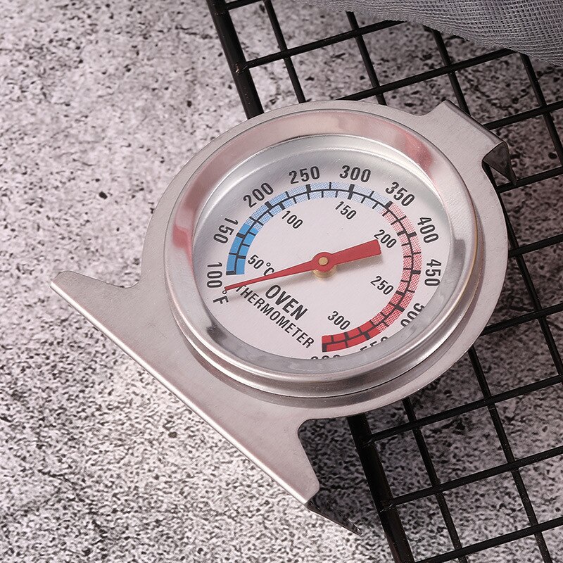 Ovn kødtermometer køkken madlavning mad slik termometer stor diameter urskive ingen elektronisk til olie stege bbq grill termometer