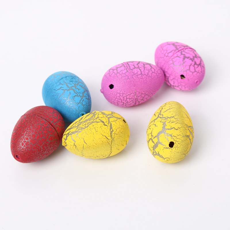 10 pz/lotto Della Novità Sveglia Magia Cova Crescente Animale Uova di Dinosauro bavaglio Giocattoli Giocattoli per I Bambini bambino Bambini Giocattoli Educativi Regali