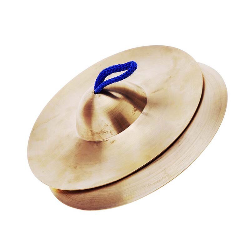 15cm / 5.9in Mini Small Kids Children Copper Hand Cymbals Gong Band Rhythm Beats Percussion Musical Instrument Toy