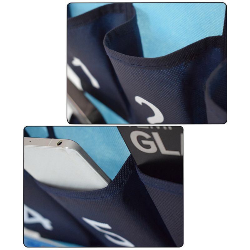 30 Pockets Numbered Organizer Classroom Pocket Chart for Cell Phones Calculators Holders