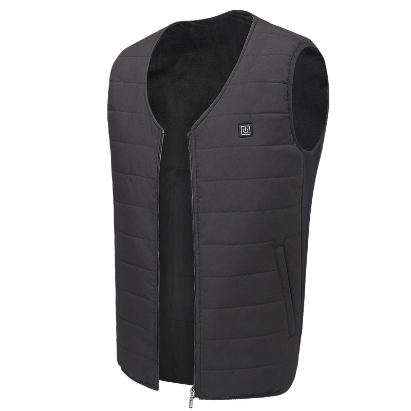 Intelligent Electric Heating Vest Heatable Clothes Three Zone Winter Warm Jackets Heated Vest USB Charging Heating Vest