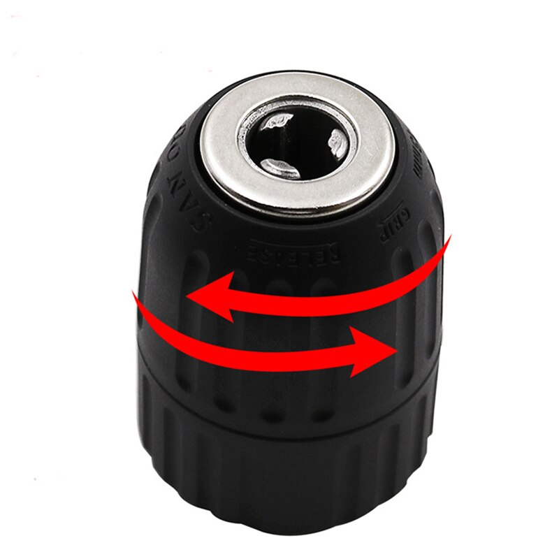 Drill Chuck Adapter Convert Impact Wrench Into Electric Drill 1/2"-20UNF & 3/8"-24UNF Thread 3 Jaw SDS Plus Mini Drill Chuck