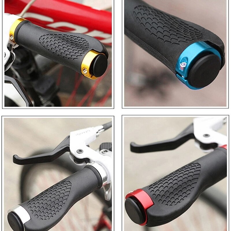 Skridsikre gummilås på cykel ergonomiske styrgreb mtb landevejscykling mountainbike styr greb dele tilbehør