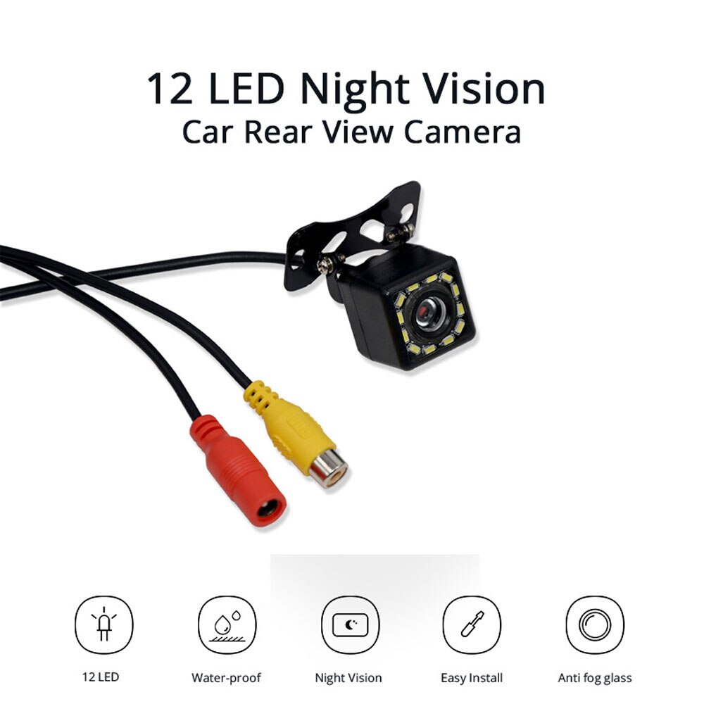 Draadloze 5 Inch Auto Monitor Tft Lcd-scherm Hd Digitale Kleur Auto Kenteken Achteruitrijcamera Kit Ondersteuning vcd/Dvd
