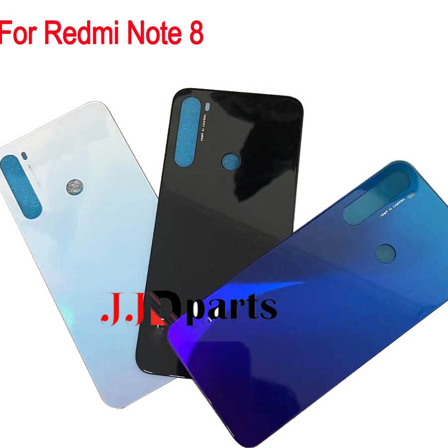 For Xiaomi Redmi note 8 pro Battery Cover Back Glass Panel Rear Housing case For Redmi note 8 pro Back battery Cover door