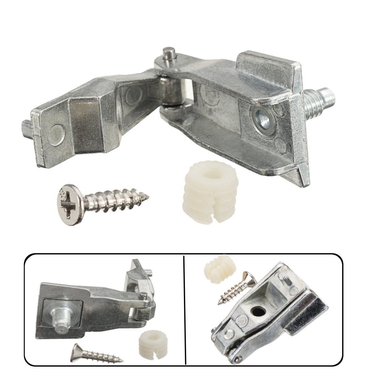 Auto Chroom Metalen Buitenste Deurklink Scharnier Reparatie Kit Os/Ns Voor Fiat 500 51964555