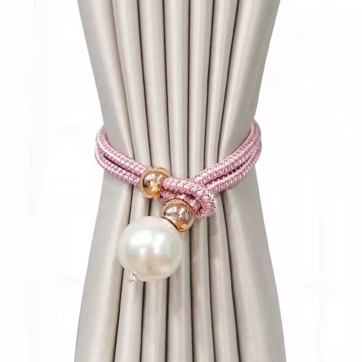 1Pc Heavy Curtains Clamps Curtain Holder Pompom Tieback Clips Hanging Balls Tie Back Home Decoration Accessories