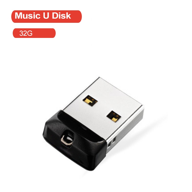 Muziek U Disk Mini Auto Usb U Disk Luidspreker Muziek Gewijd U Schijf 32G