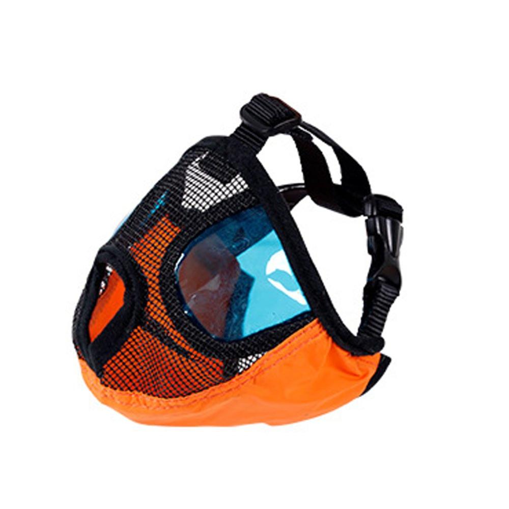 NACOCO Dog Muzzle Pet Mouth Mask Anti Barking and Biting Mesh Muzzles for Short Snout Dog