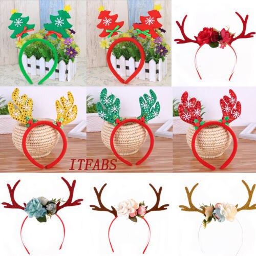 CHRISTMAS HEADBOPPER Kids Adult Headbands Head Bopper Novelty Fun Fancy Dress UK