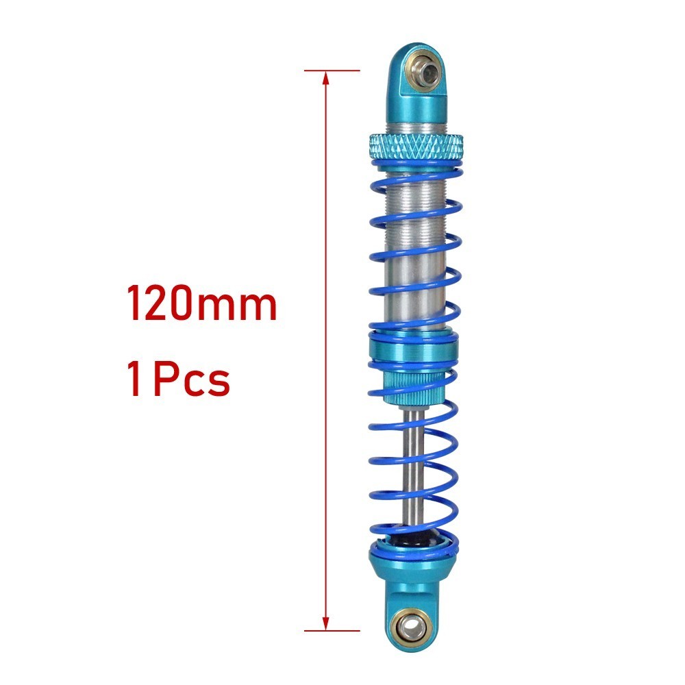 Öl Einstellbare 80mm 90mm 100mm 110mm 120mm Metall Stoßdämpfer Dämpfer Für 1/10 Rc Auto teile Lkw Crawler Axial Scx10 Trx4 D90: 120mm 1pcs