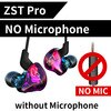 Kz Zst Zsr Anker Dual Driver Oortelefoon Afneembare Kabel In Ear Audio Monitoren Geluidsisolerende Hifi Muziek Sport Oordopjes: KZZSTPronomic