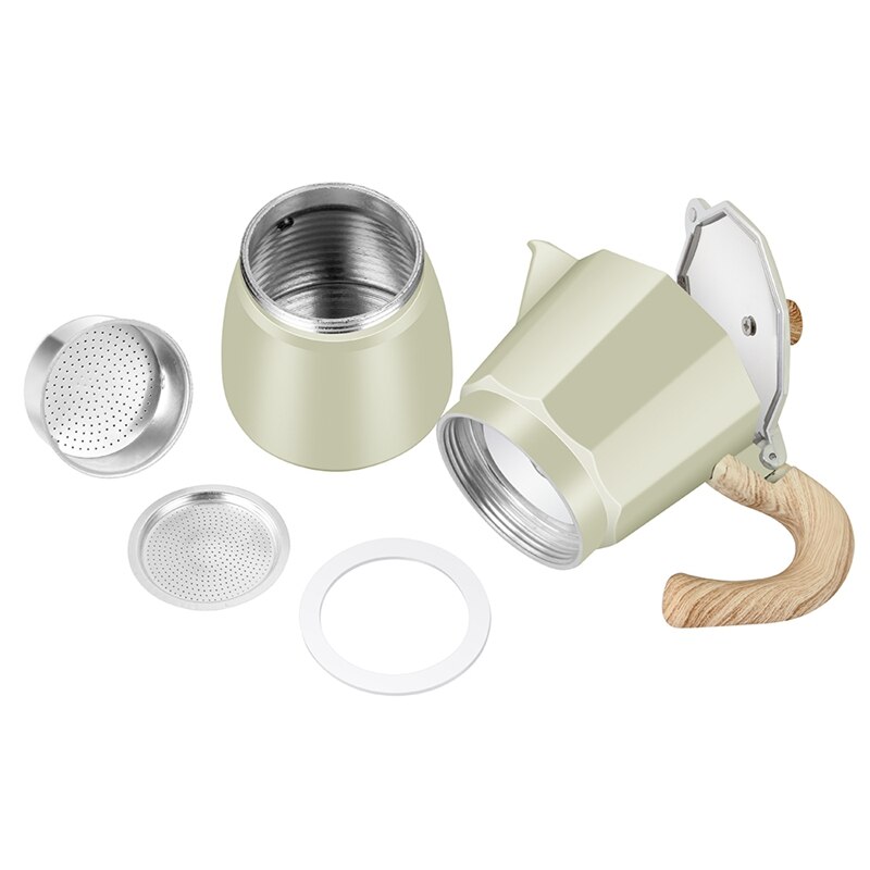 Mocha -kahvinkeitin italialainen espresso -kahvinkeitin percolator pot liesi kahvinkeitin 300ml