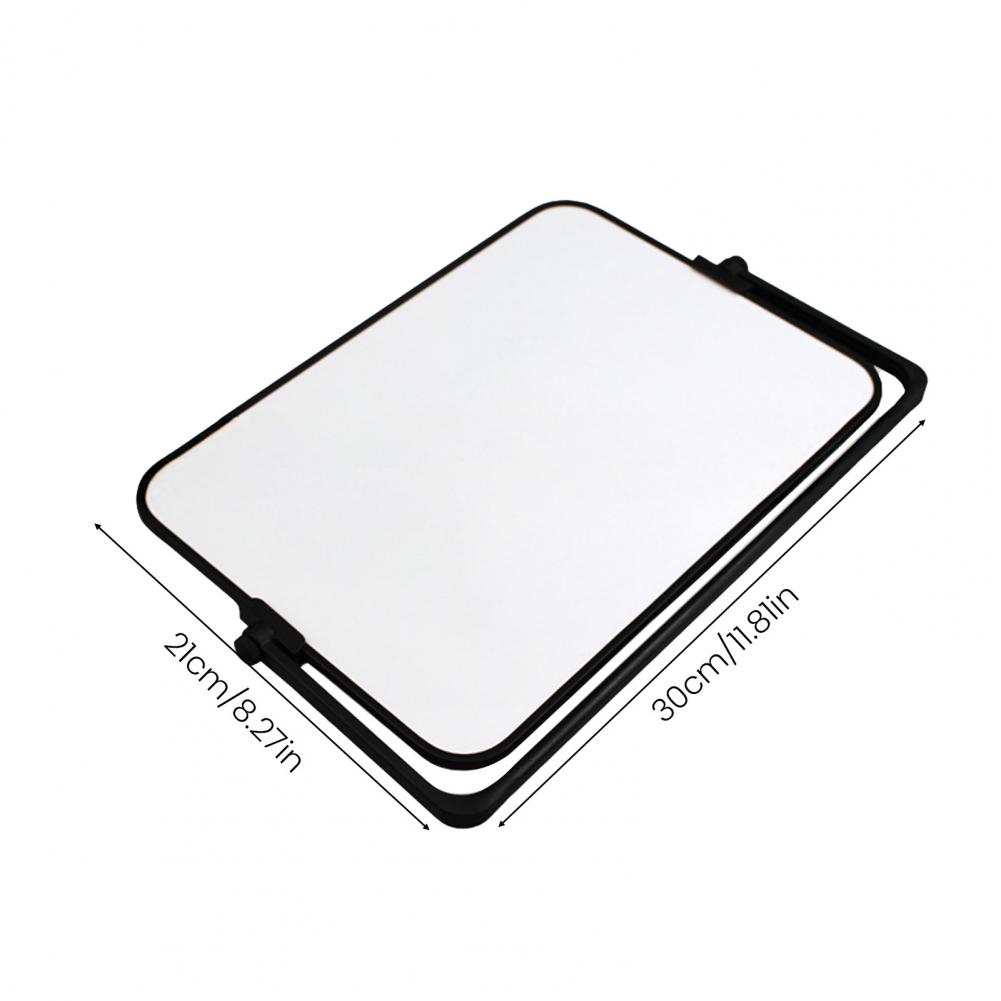 Magnetisch droog uitwisbaar bord met standaard Desktop Dubbelzijdig wit bord met markers Gummagneten voor kantoorschoolkinderen Tekenen