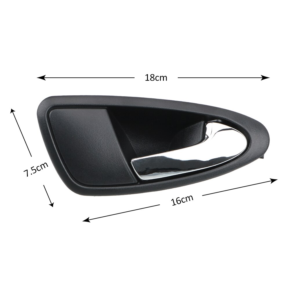 6J1 837 113A 6J1 837 114A Left/Right for SEAT Ibiza GW Black 1pcs Auto Inner Door Handles Door Handles Auto
