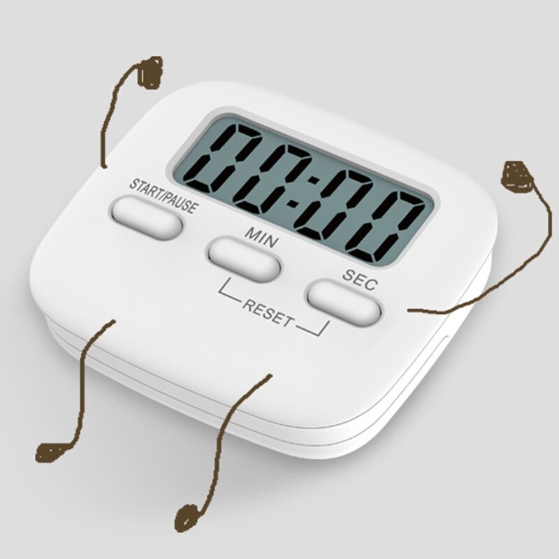 Kitchen Timer, 2 Pack Digital Kitchen Timers Magnetic Countdown Timer X7JE