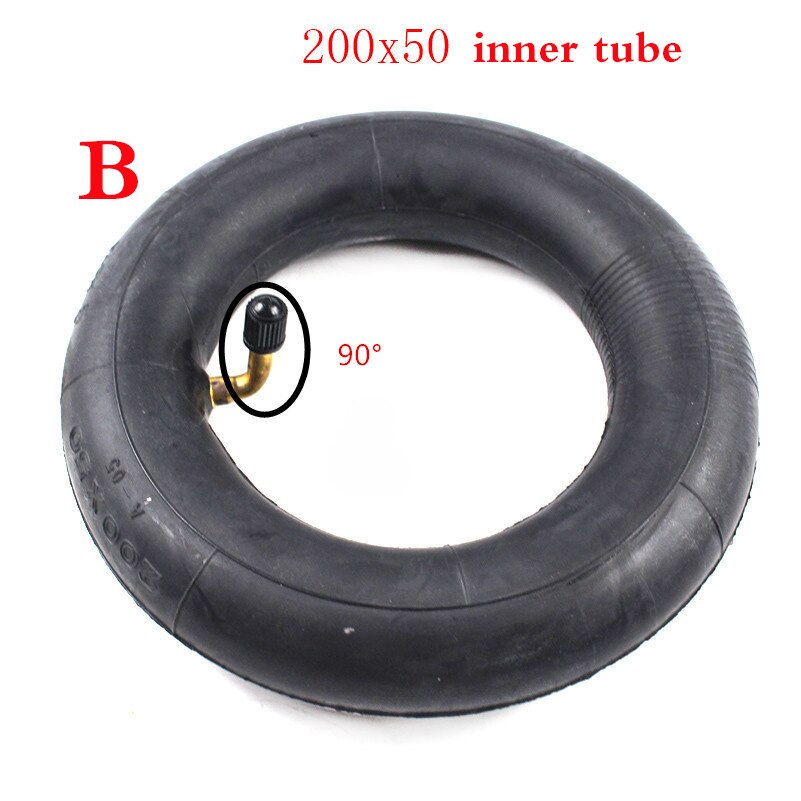 8&quot; Electric Scooter Tyre tube With Wheel Hub Scooter 200x50 Tyre Inflation Electric Vehicle Aluminium Alloy Wheel Pneumatic Tire