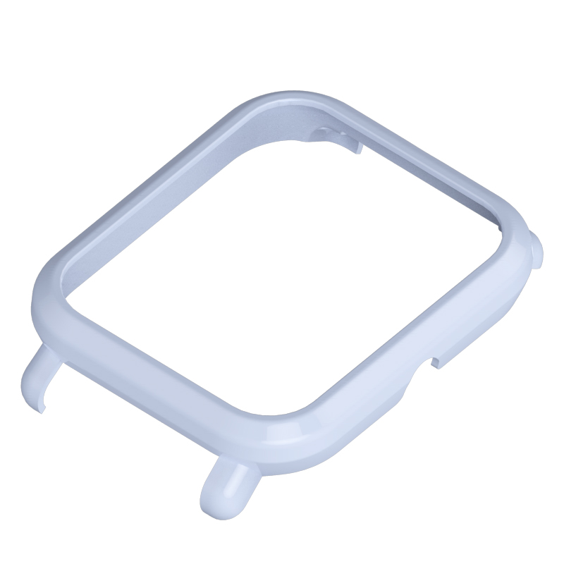 Funda para Huami Amazfit Bip Band, accesorios para reloj inteligente, marco Protector de PC, correa de muñeca de silicona para Amazfit Bip: Gris