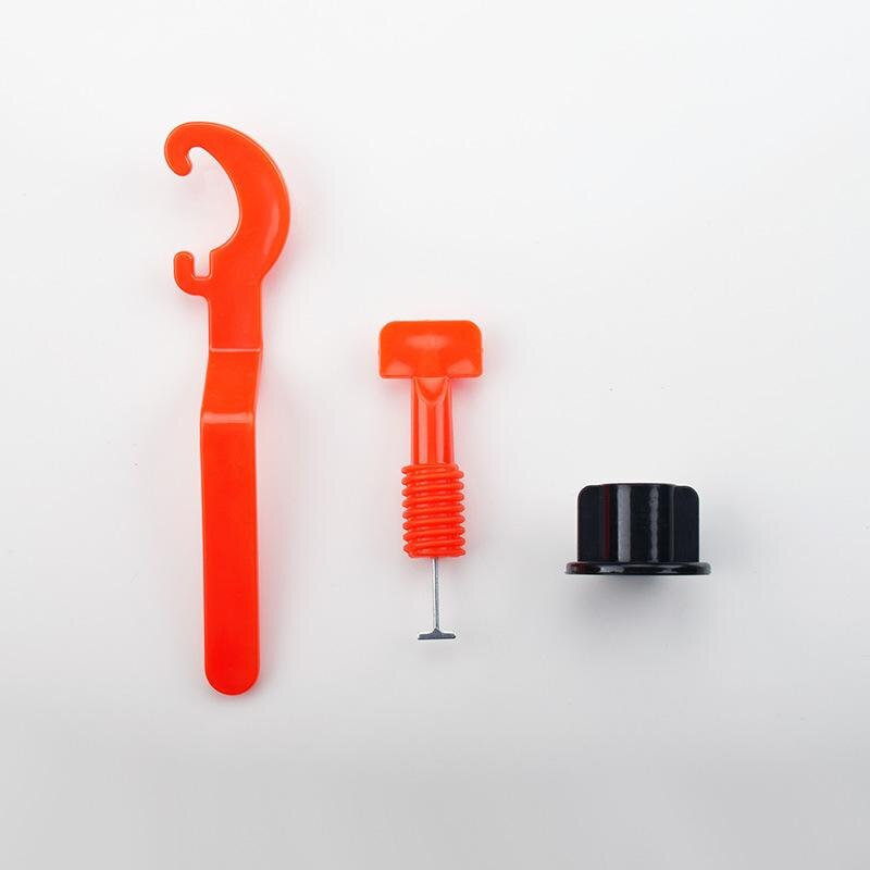 Kit de espaçadores/niveladores de pisos e azulejos, sistema de nivelamento e espaçamento com cunhas, posicionamento de pisos e azulejos, 24 peças