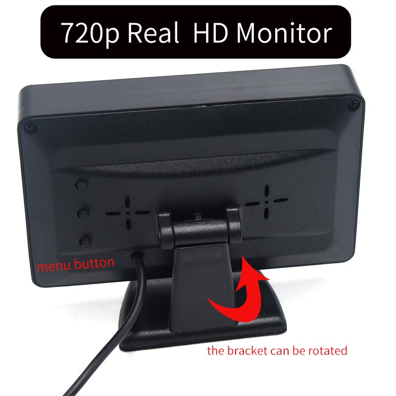 1280*720 high definition LCD Car Monitor with Good Sceen Display