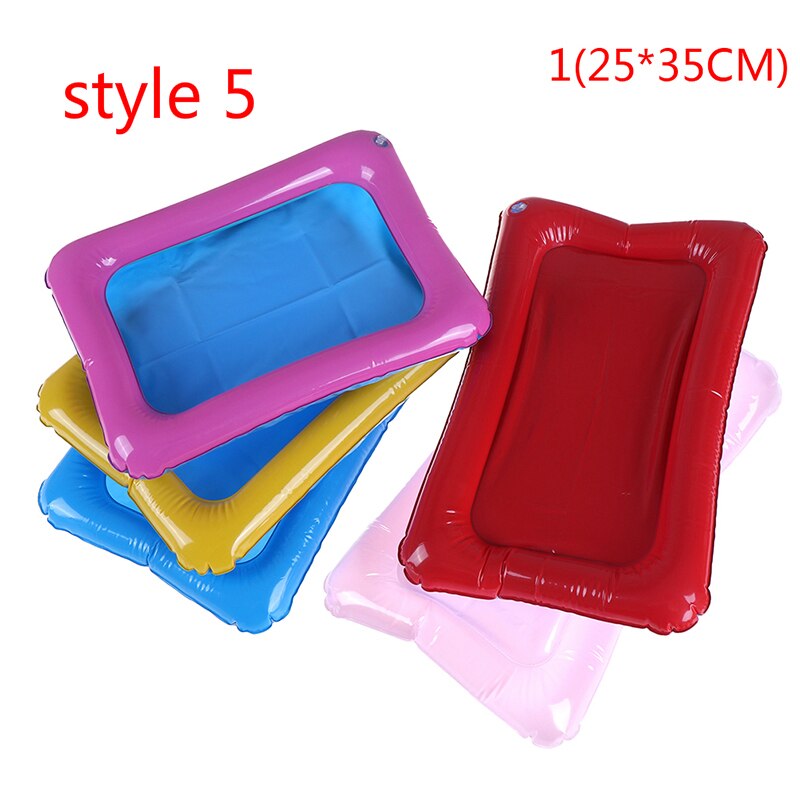 Opblaasbare plastic mobiele tafel voor binnen, magisch speelzand, kinderspeelgoed, dynamische zandbak, ruimteaccessoires, 7 stijlen: Stijl 5