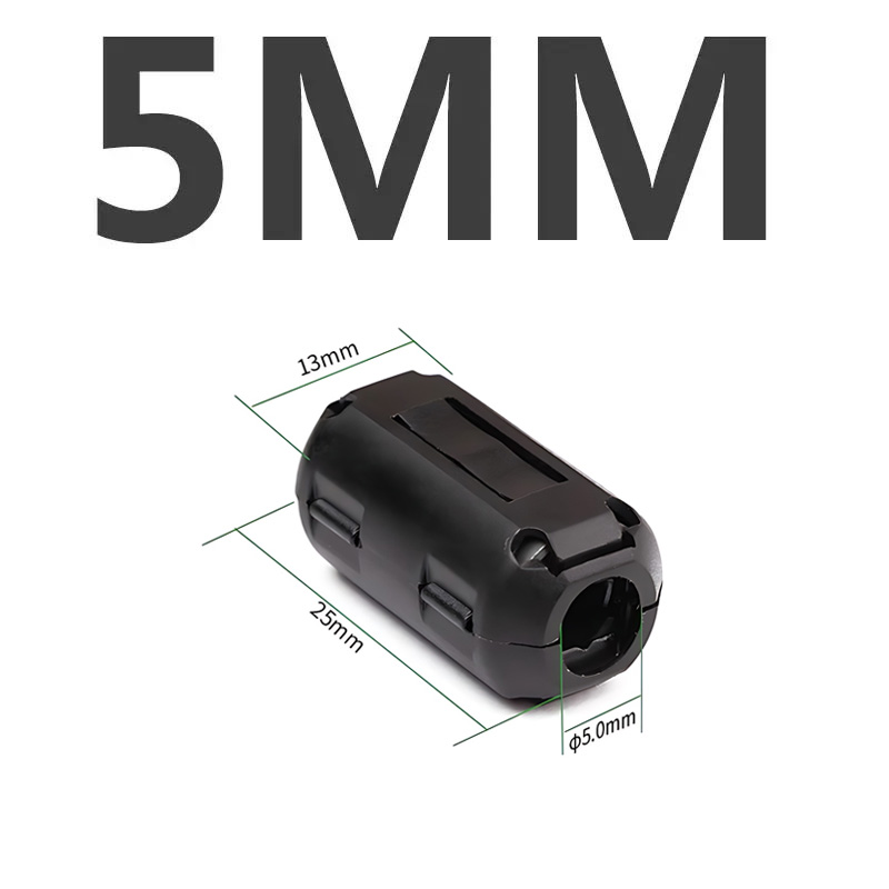 Filtro De Núcleo De Ferrita Clip Emi Rfi Noise Para Cable De | Cuotas Sin Interés