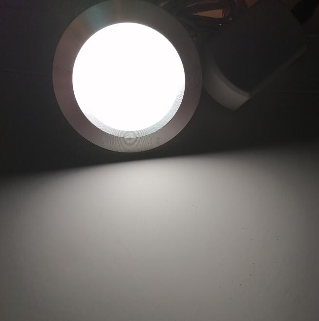 Under skabslys led natlampe dæmpbar 12v 3w rund aluminium skabslys under skab køkkenlamper bordbelysning