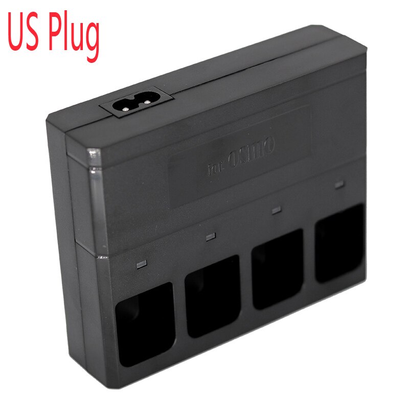 Lader 4 i 1 batterilader til dji osmo x3 osmo mobil håndholdt gimbal kamera batterilading hub hurtiglader: oss støpsel