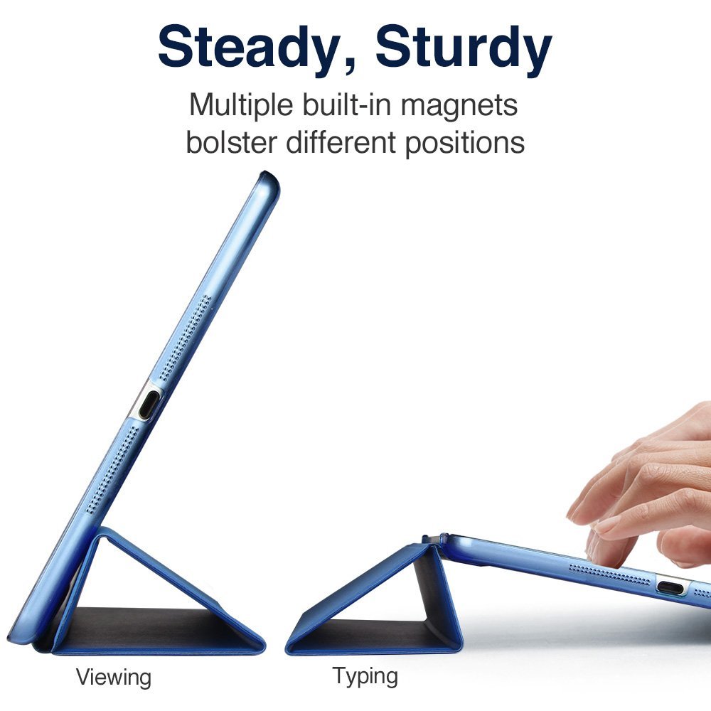 Hoes voor apple ipad mini, ultraslanke hoes met automatische slaap-/waakfunctie, slimme flipstandaard, pu-leren hoes voor ipad mini 1, 2, 3, fundas