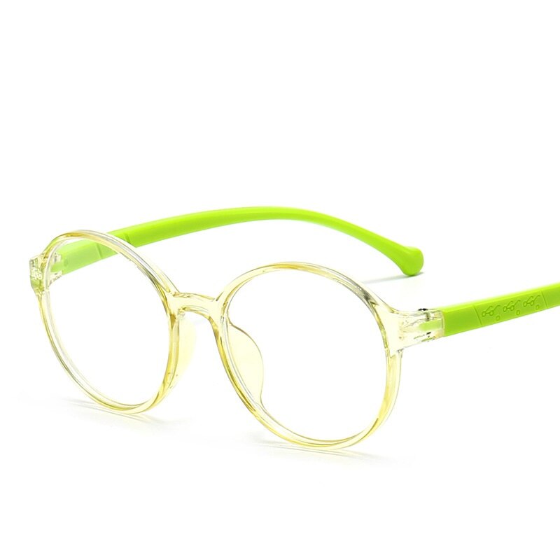 Anti-blue Light Kids Glasses Optical Frame Children Boy Girls Computer Transparent Blocking Anti Reflective Round Eyeglasses