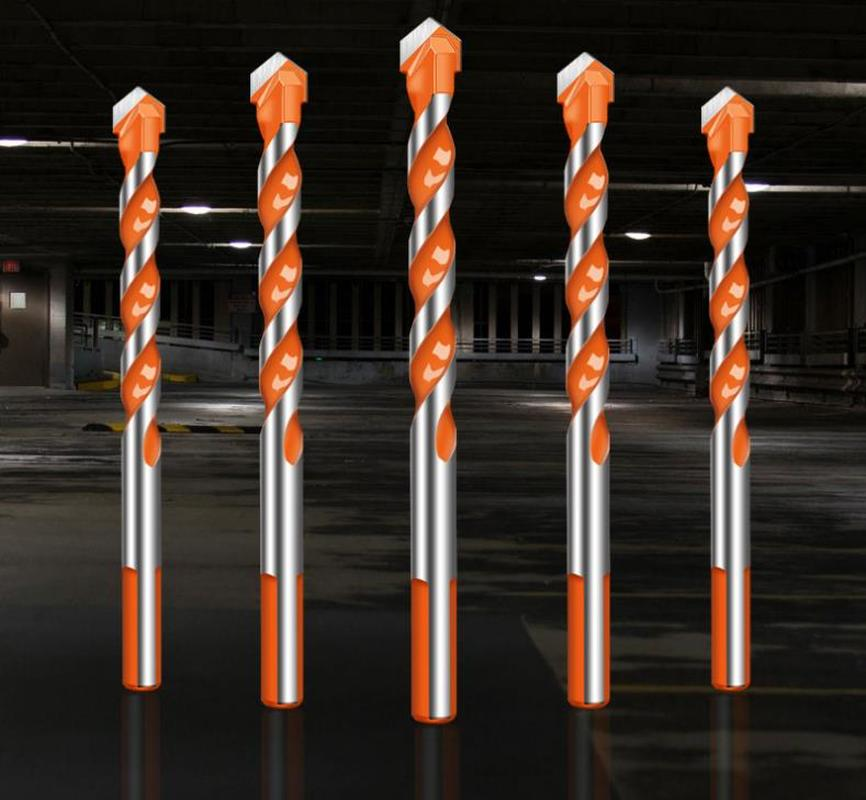 5/10 pièces Triangle fileté tungstène acier mur carrelage béton foret ménage marbre Overlord diamant main perceuse électrique