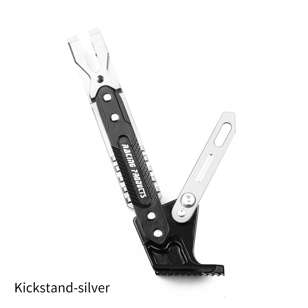 Neue Motorrad Tritte tand Park trete Stand Halterung Fuß Seite Stütze Krücken Halfter Schmutz Fahrrad Motorrad Zubehör Universal-: Elfenbein