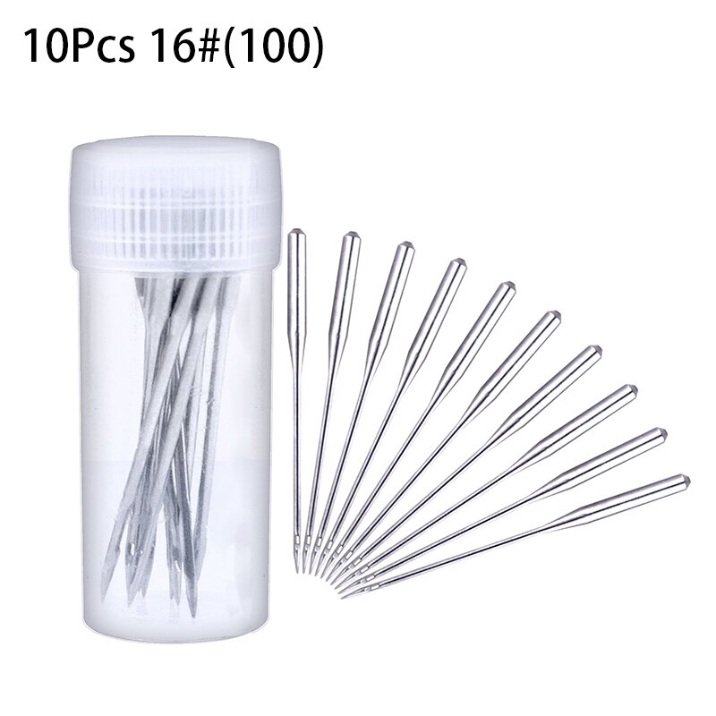 10PCS Sewing Machine Needles Sewing Needles Packing Sewing Machine Accessories Size 9/11/14/16/18#: 10Pcs Size 16