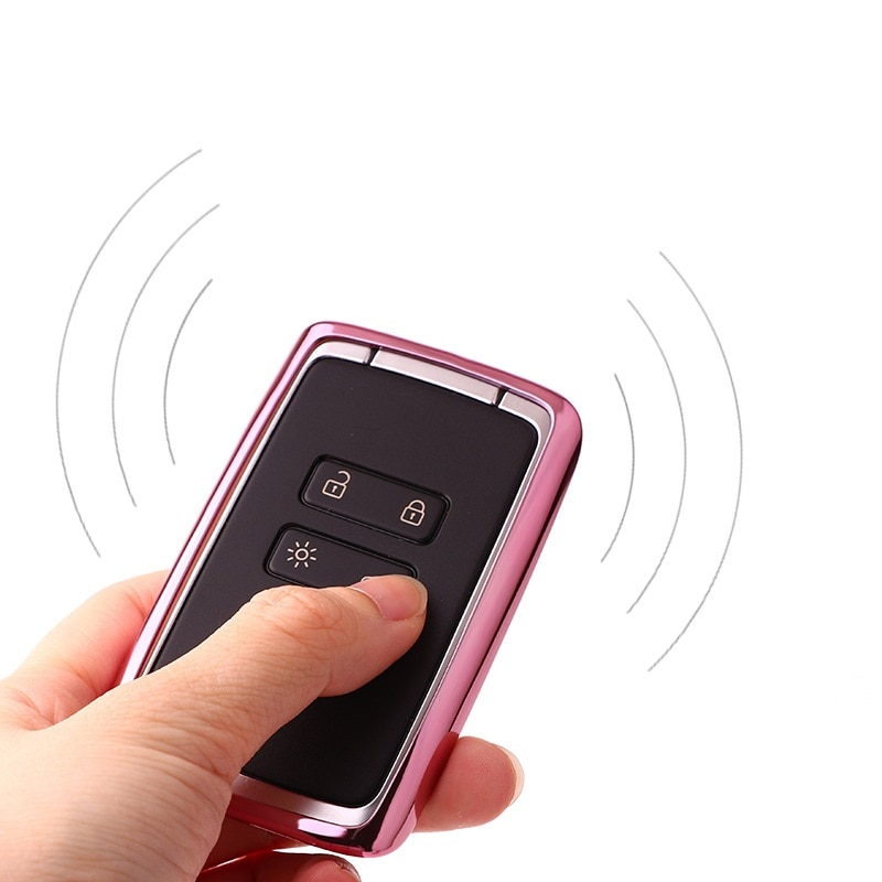 TPU Car Remote Key Case Cover for Renault Fluence Duster Megane Kadjar Clio Car Styling