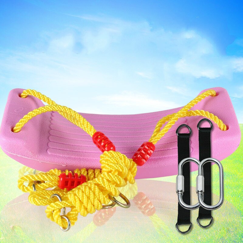 Barngunga utomhus hem inomhus babygunga gunga djärv färg rep böjd tallrik stor sektion för barnfödelsedag