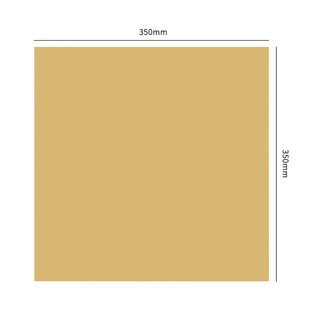 PEI Sheet 350x350x0.3mm Self-Adhesive Polyetherimide Build Surface for Voron 2.4 Voron2 V2.4 3D Printer Accessories: Default Title