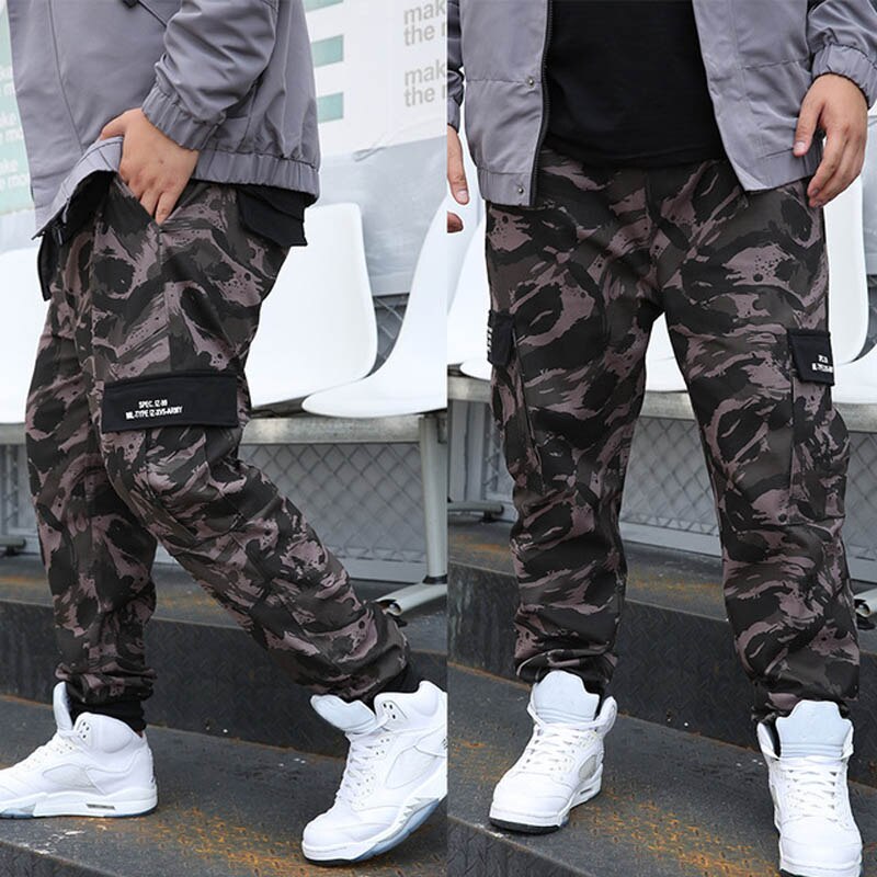 Pantalon de camouflage pour homme, grande taille, 5XL 6XL 7XL 8XL 9XL, ample, taille élastique, décontracté, printemps automne
