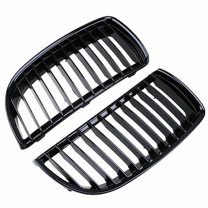 Auto Gloss Black Voorbumper Radiator Roosters Grill Voor-Bmw 3 Serie E90 E91 2005 51712151895 51712151896