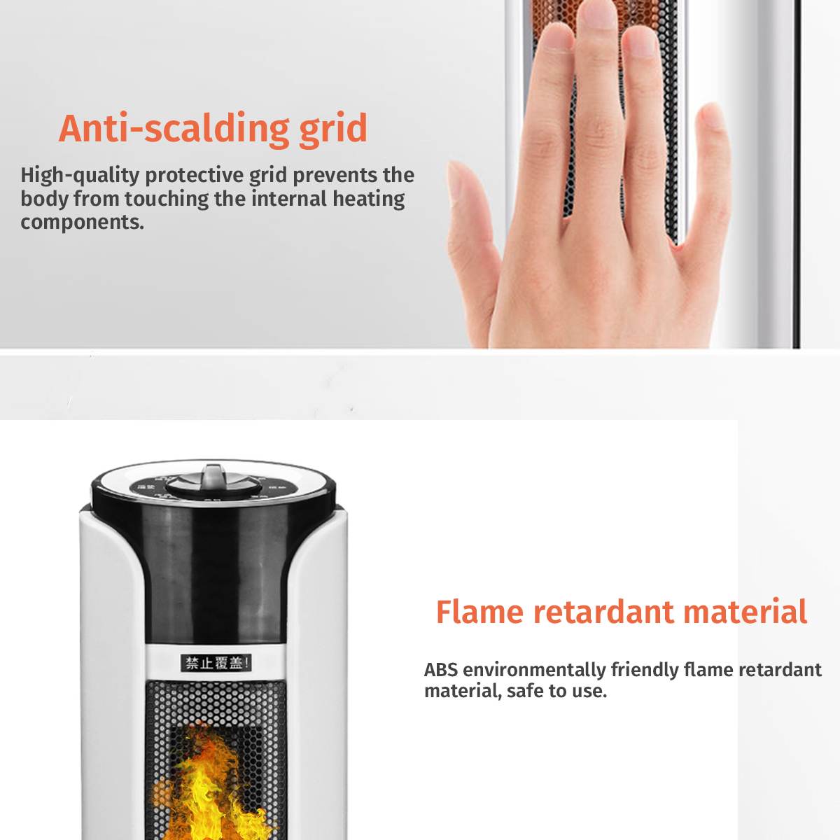 2000W Home Heater Fan Portable Electric Heater Home Heating Electric Warmer Air Fan Stove Office Room Heater with Remote Control