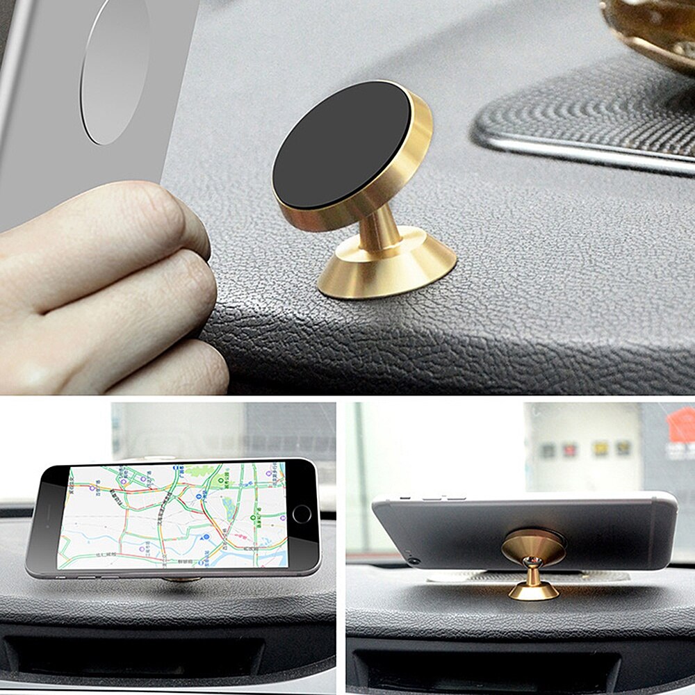 Universele Magnetische Auto Telefoon Houder Stand Voor Mobiele Telefoon Auto Gps Magneet Mount Telefoon Houder Magnetische Auto Houder Interieur