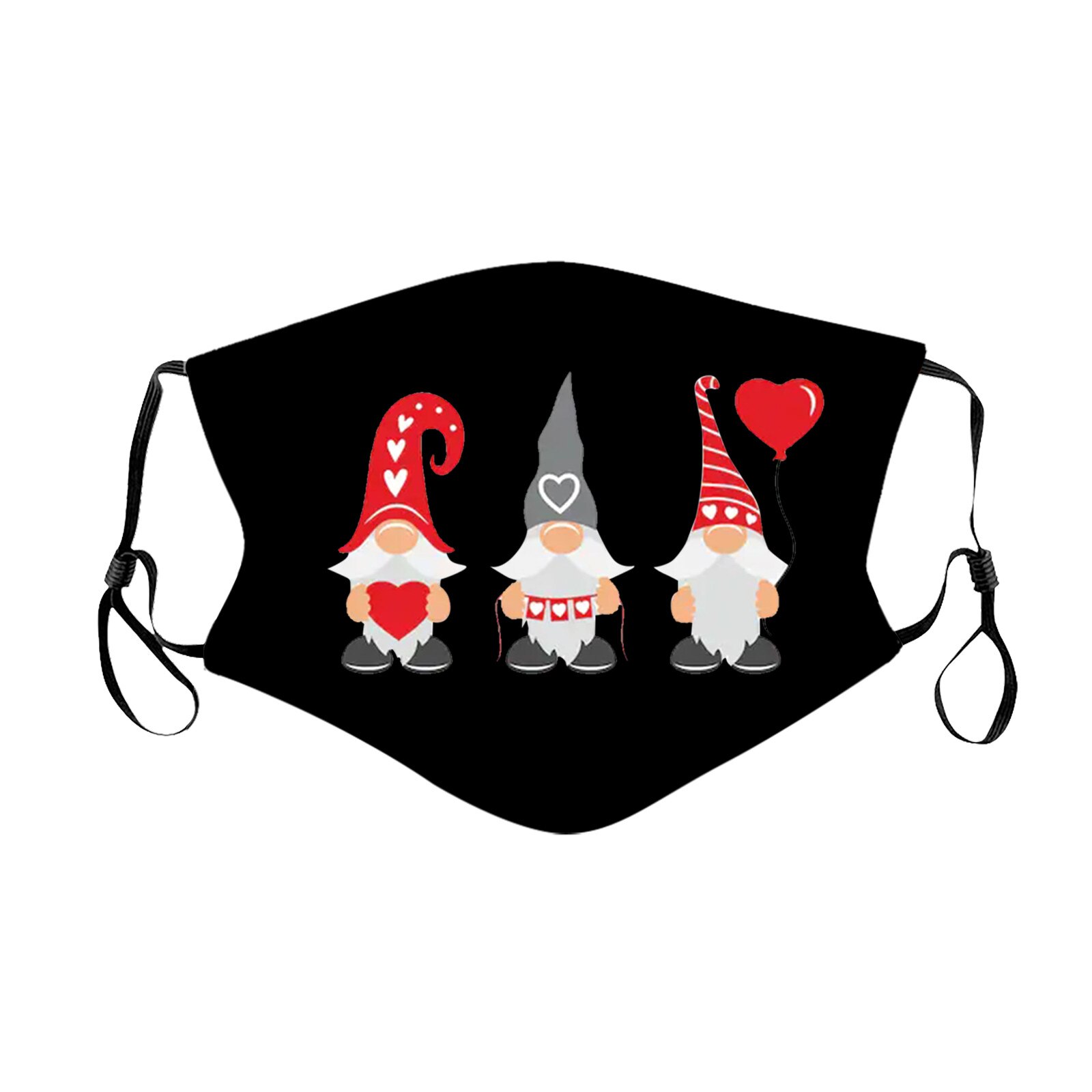 Valentinstag Paar ski Fasemask Gedruckt Bandana Waschbar Wiederverwendbare Stoff Lavables Masque Bandana: G