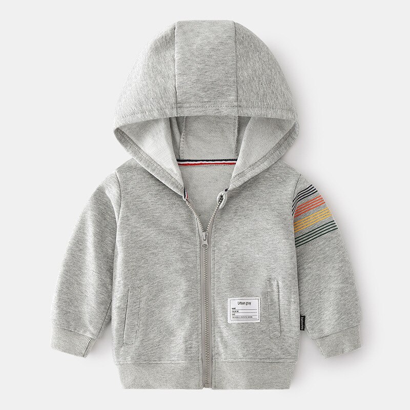 Jungen Jacke Mit Kapuze - Farbblock Design Für Herbst & Winter