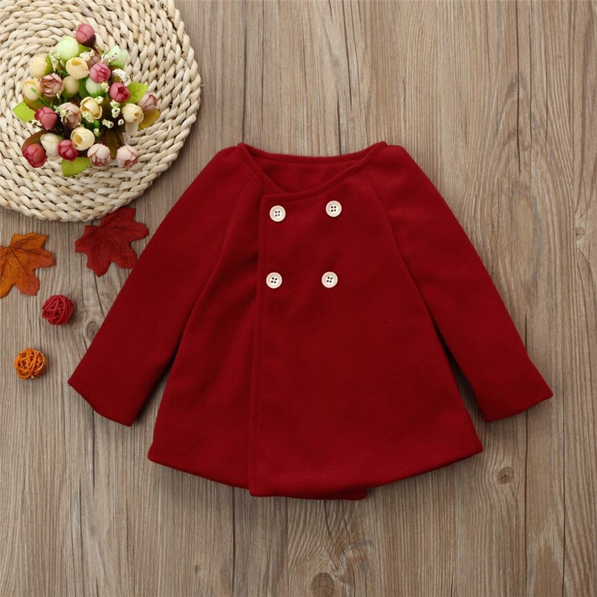 Baby Mädchen Outwear Jacke Herbst Winter Mädchen freundlicher Baby Outwear Mantel Geschmack Jacke Warme Mantel Kleidung Für 6M ~ 5T September #2