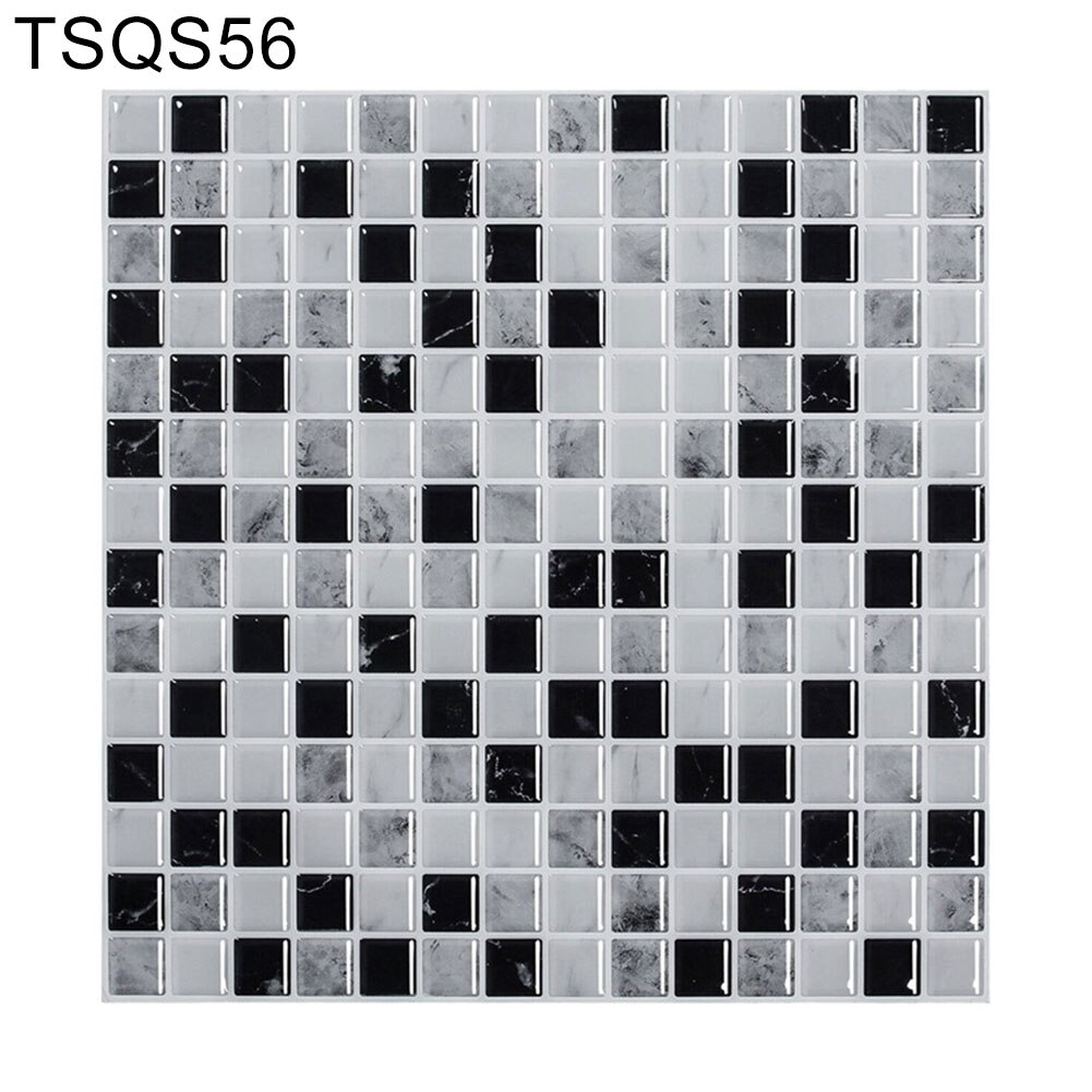 Mosaiikki itseliimautuva laatta backsplash seinätarra vinyyli kylpyhuone keittiö kodin sisustus tee itse vedenpitävä öljynkestävä: Tl 56