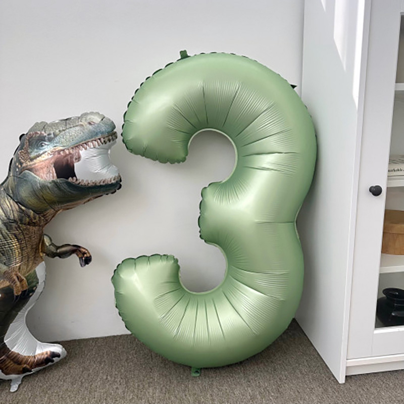 40inch Large Olive Green Number Balloons 1 2 3 4 5 6 7 8 9 Foil Balloon Birthday Party Decorations Figures Globos Baby Shower