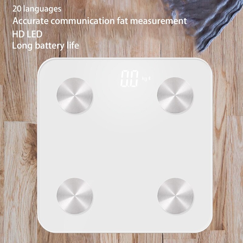 Bodyfat Smart Digitale Weegschaal 20 Body Analyzer Met Smartphone App Bluetooth