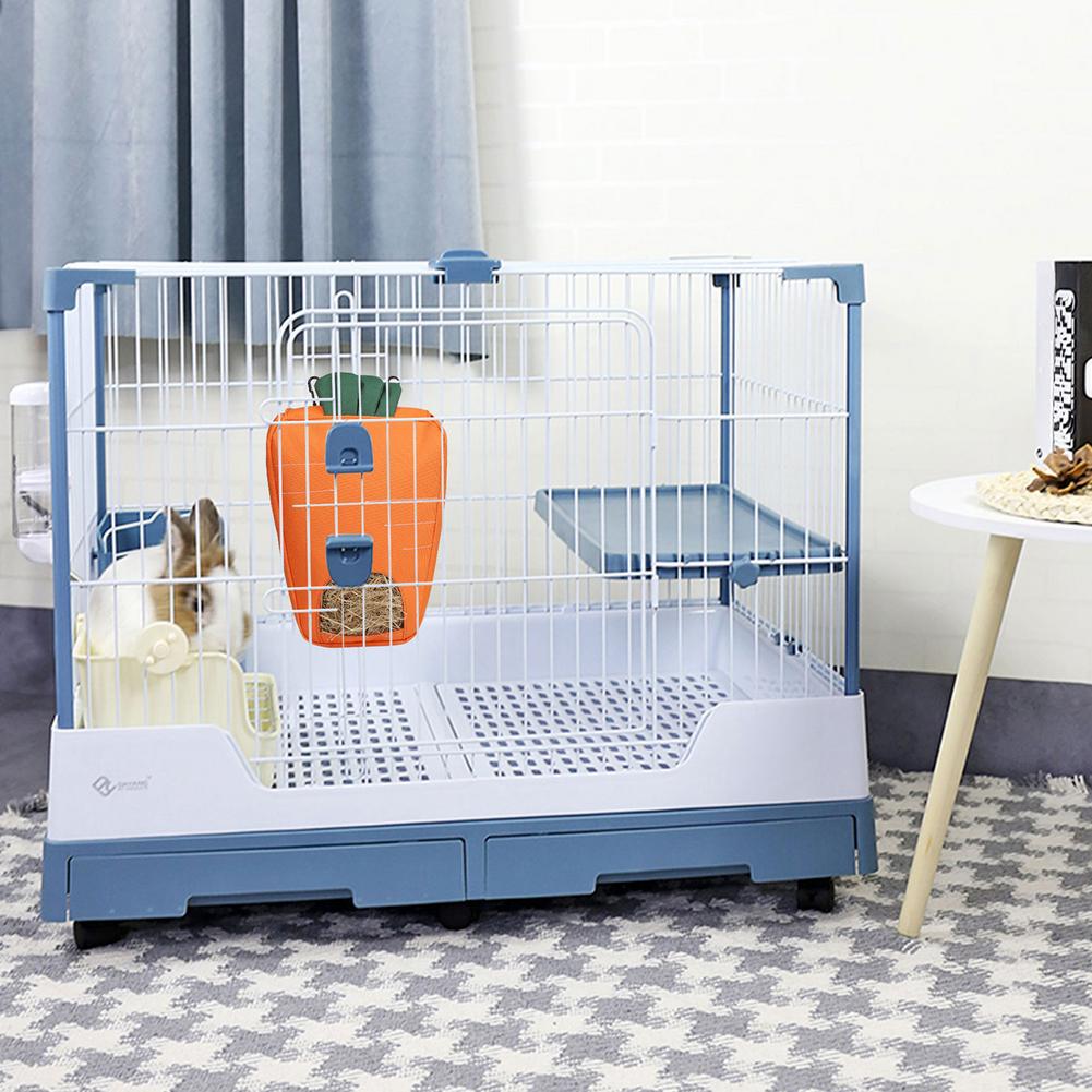 Konijn Hooi Feeder Zak Cavia Hooi Feeder Opslag Hangable Bunny Hooi Accessoires Hooi Zak Feeder Voor Konijn Cavia 600D Oxf